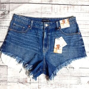 NWT Sincerely Jules Size 11 Super High Rise Denim Shorts